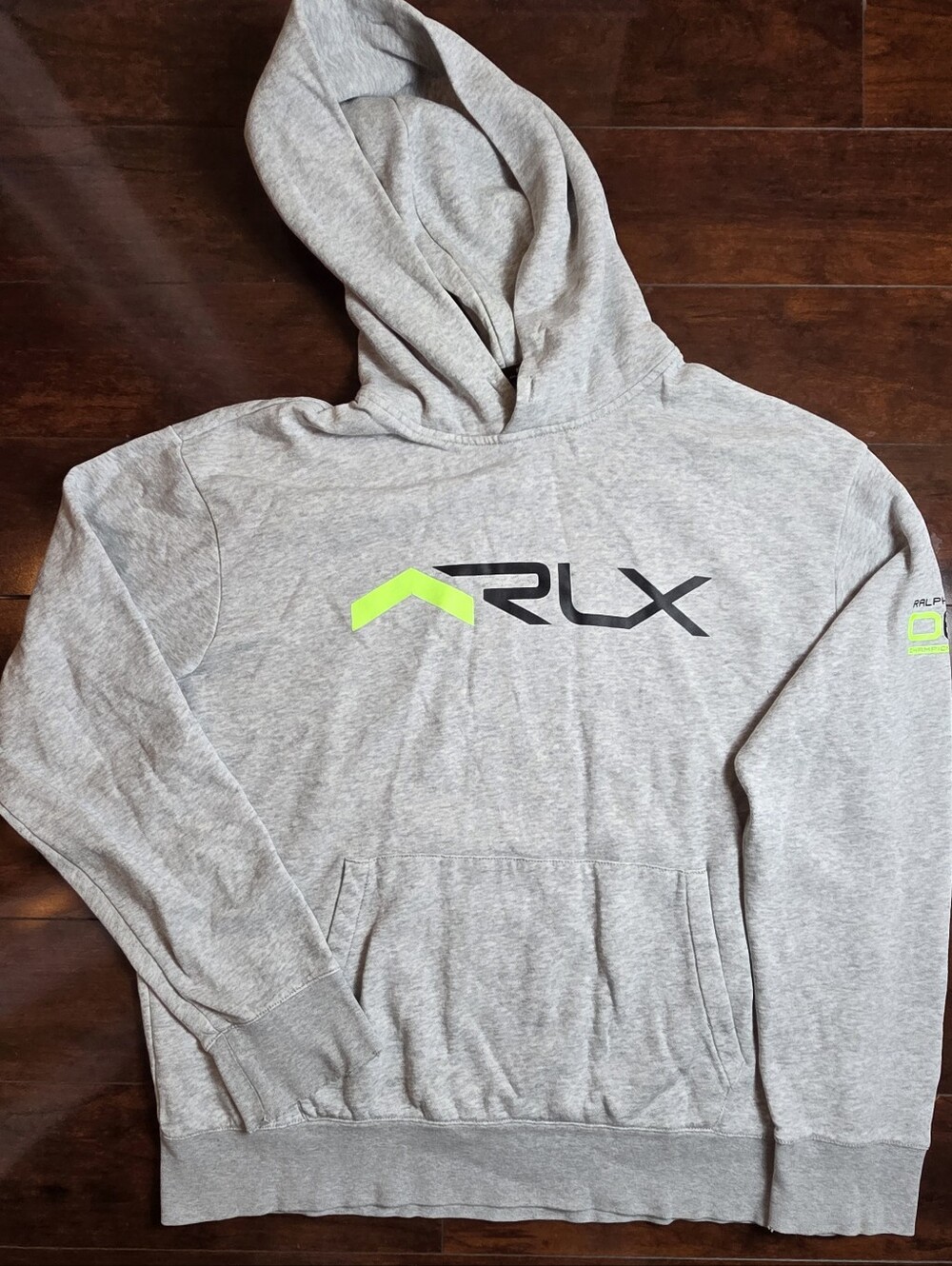 RLX Ralph Lauren Hooded Sweatshirt with Neon Accent